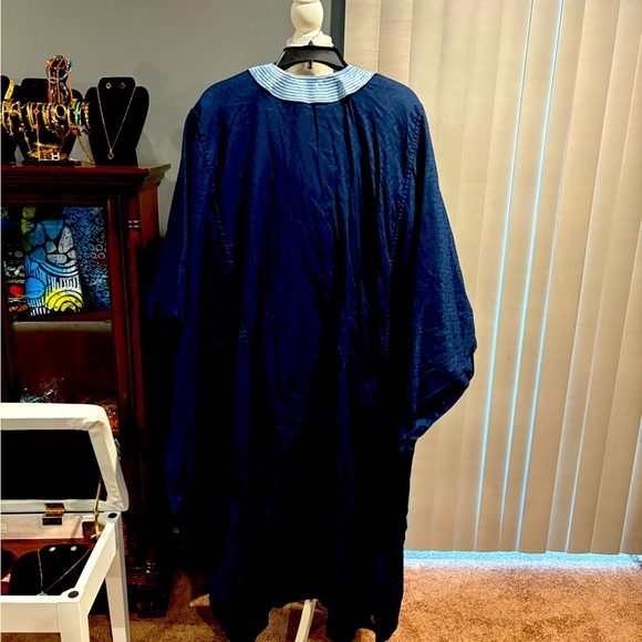 VTG African Nigeria Dashiki Kaftan Top Shirt and Pant Plus Agbada Men - Picture 4 of 10